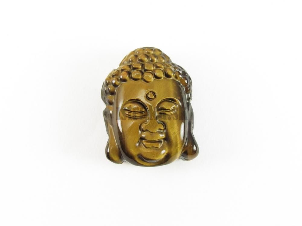 Tigrie oko prívesok hlava Buddha