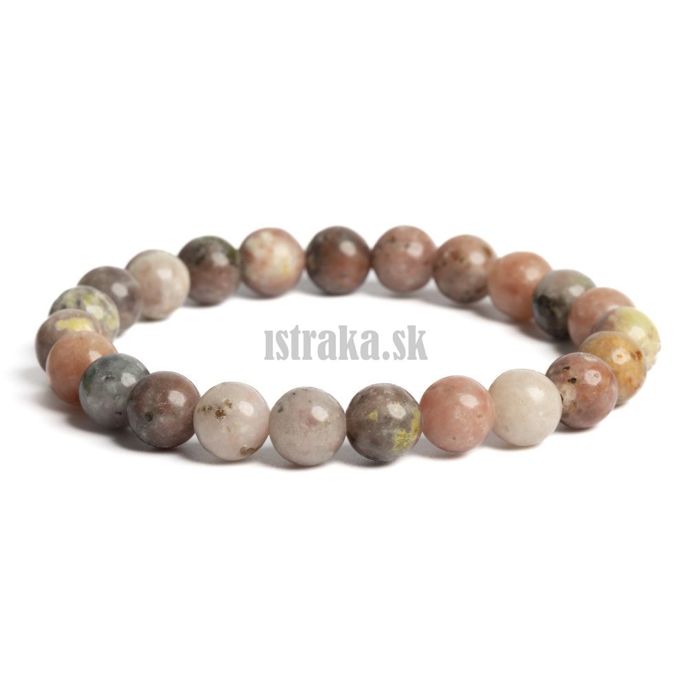 Náramok jaspis cherry blossom 8mm Náramok jaspis cherry blossom 8mm