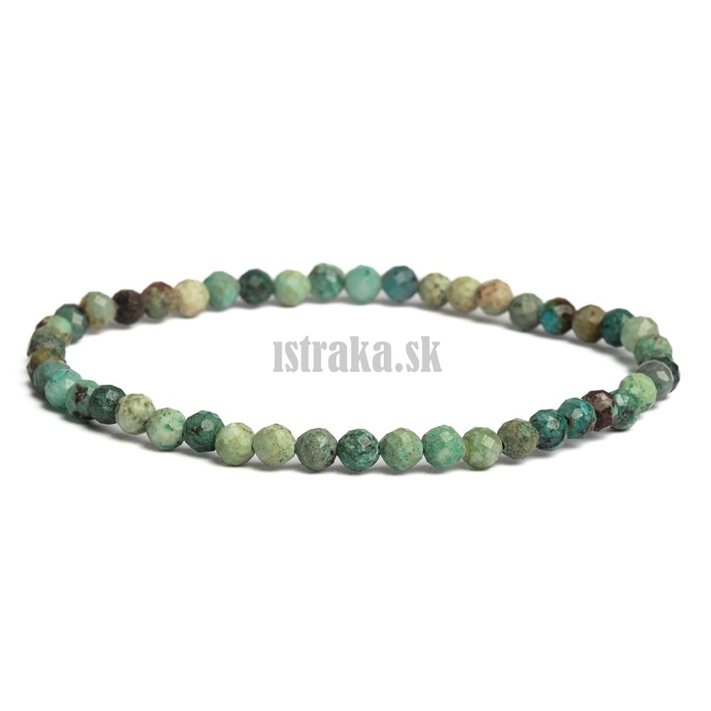 Náramok chryzokol brúsený 4mm Náramok chryzokol brúsený 4mm