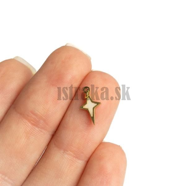 10042-Privesok-hviezda-s-perletou-11x6mm-zlaty-nerez-3