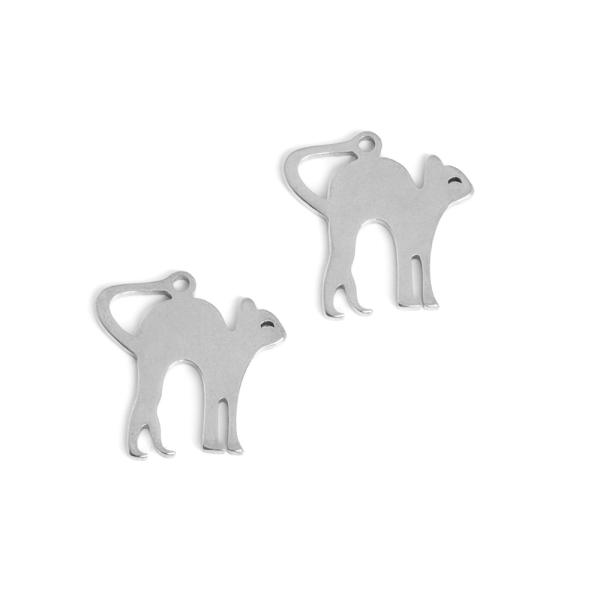 Pr�vesok ma�ka 12x12mm starostrieborn� nerez