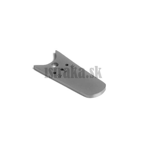 Prvesok maka 20x8mm starostrieborn nerez