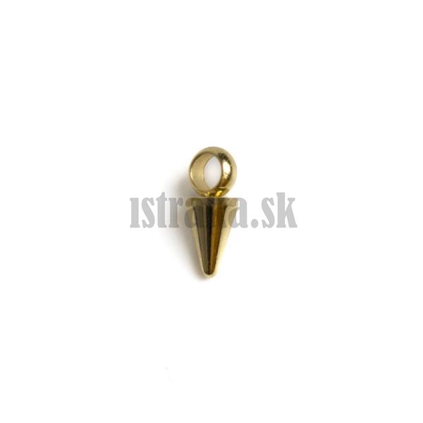 Prvesok kuel 7x3mm zlat nerez