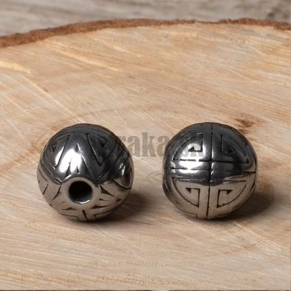 Korlka s ornamentom 9mm nerez