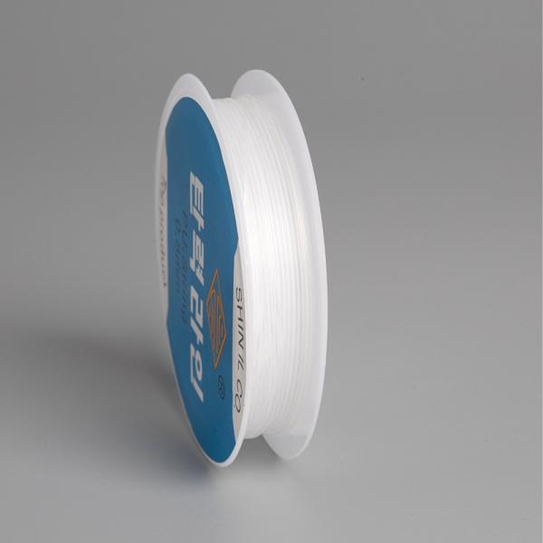 Silon elastick� 0,8mm mlie�ny biely �pulka 5m