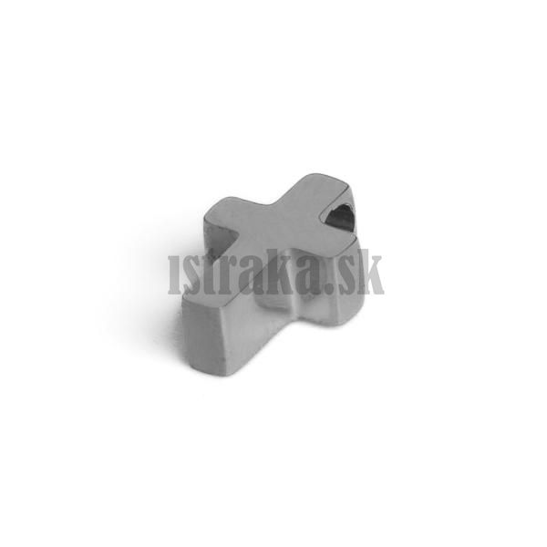 Prvesok kr 8x5mm starostrieborn nerez
