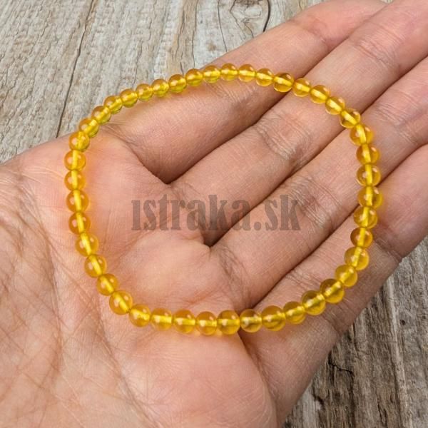 Naramok-jantar-4mm-zlty-1