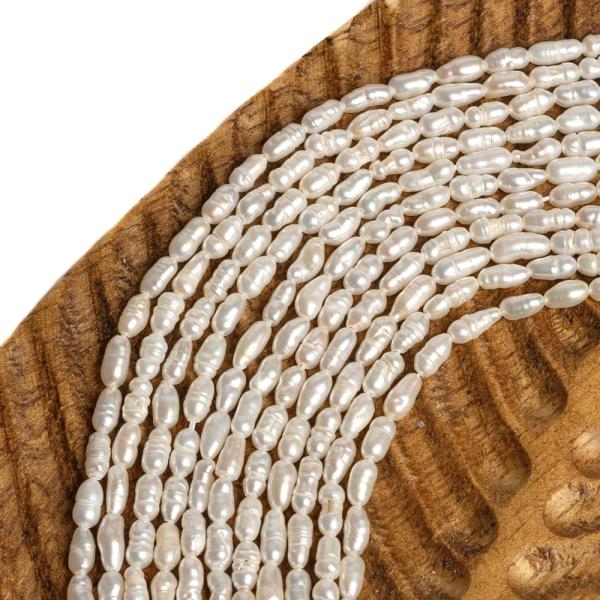 Perly rie�ne kor�lky 3mm podlhovast� �n�ra