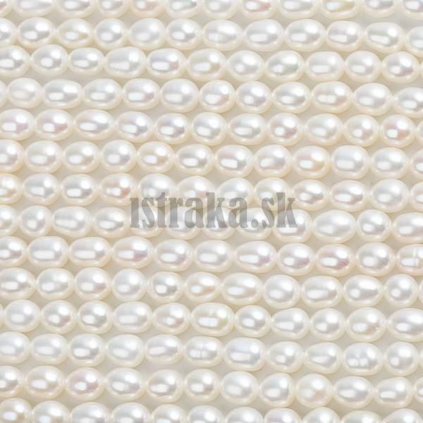 Perly riene korlky 5mm podlhovast nra
