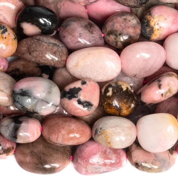 Rodonit mix farieb kor�lky nugety 8x10mm �n�ra