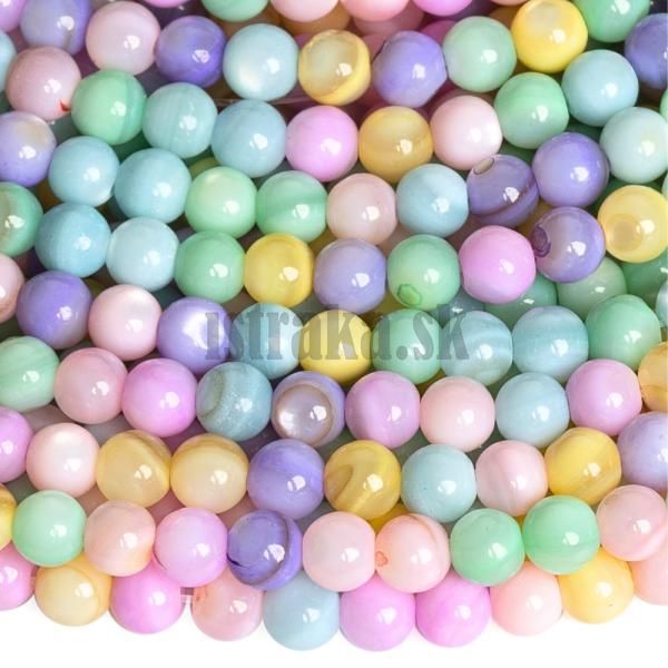 Perle korlky 4mm mix farieb nra