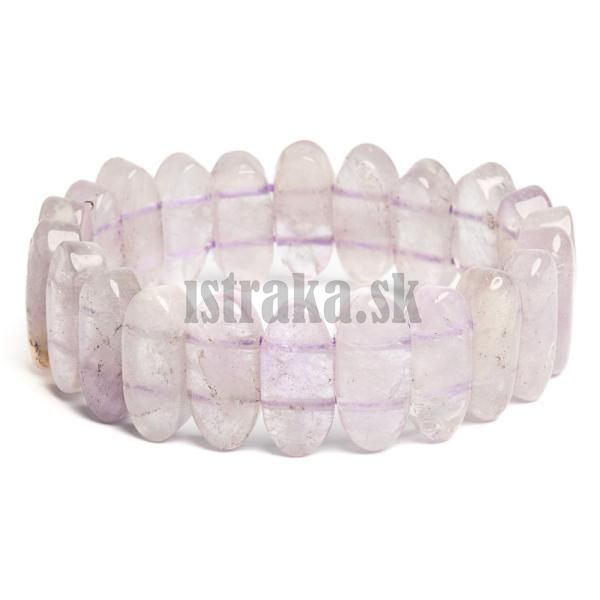 Nramok ploch ametyst svetl 9x20mm