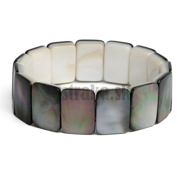 Nramok ploch perle ierna 18x13mm