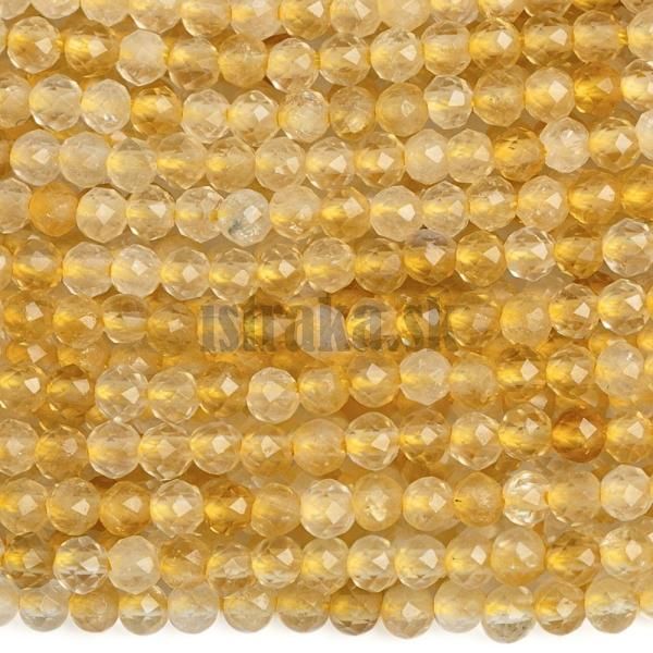 Citrn korlky 2,5mm brsen A kvalita nra