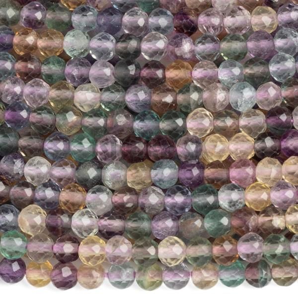 Fluorit mix farieb korlky 3mm brsen nra