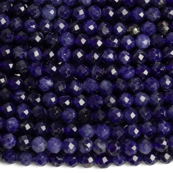 Sodalit korlky 3mm brsen A kvalita nra