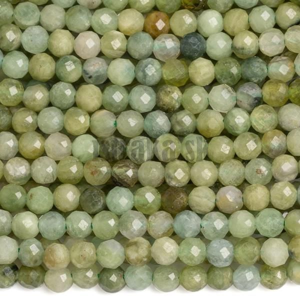 Turmaln zelen korlky 3mm brsen nra