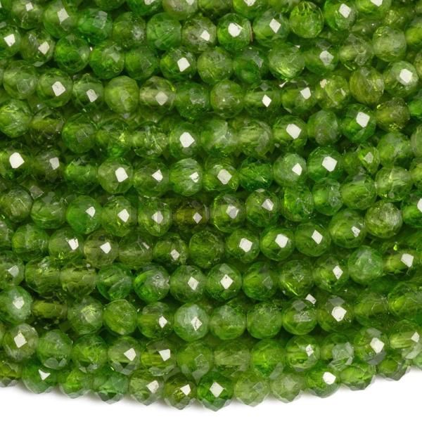 Diopsid korlky 2,5mm brsen A kvalita polnra