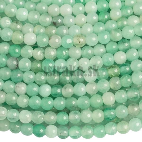 Smaragd korlky 2,5mm A kvalita polnra