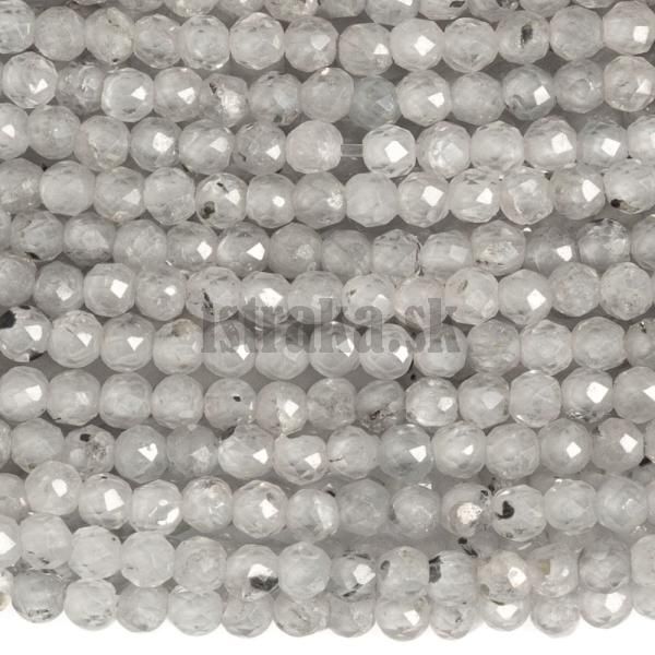 Zirkn prrodn korlky 2mm brsen polnra