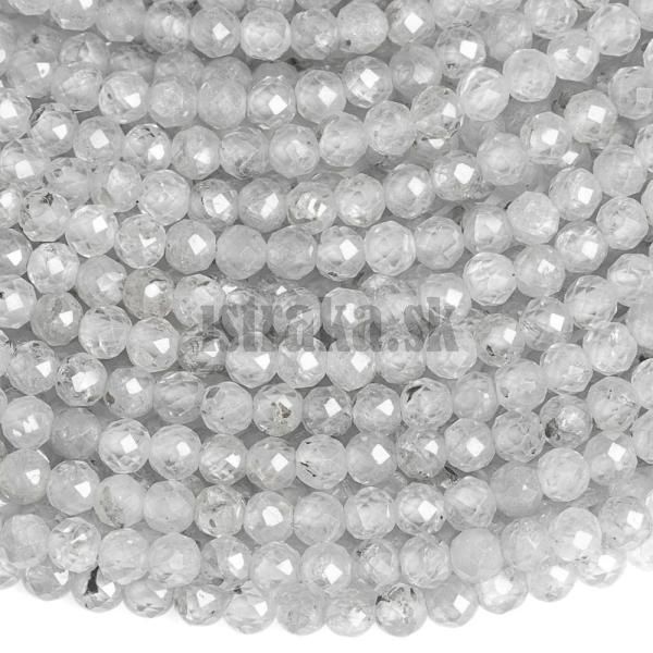 Zirkn prrodn korlky 3mm brsen polnra