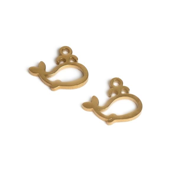 Ve�ryba pr�vesok 11mm zlat� nerez