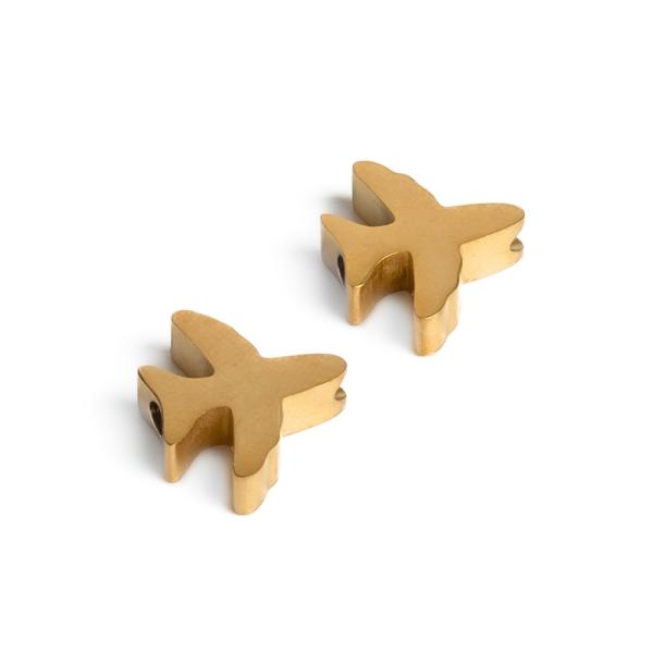 Lietadlo kor�lka 12mm zlat� nerez