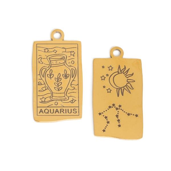 Znamenie vodn�r pr�vesok zlat� nerez