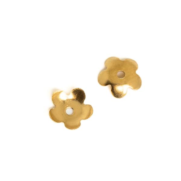 Kapl�k 6mm nerez zlat� 4 ks (ion plating)