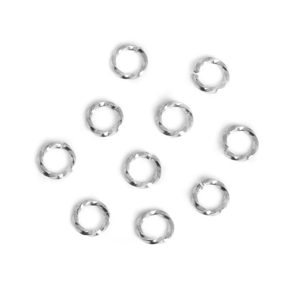 Kr��ky spojovacie ozdobn� 6mm nerez 10 ks
