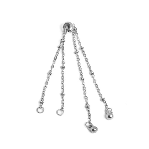 Retiazka na medzikus nerez n�ramok starostrieborn� typ 3