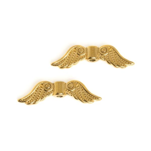 Anjelske kr�dla kor�lka zlat� nerez (ion plating)