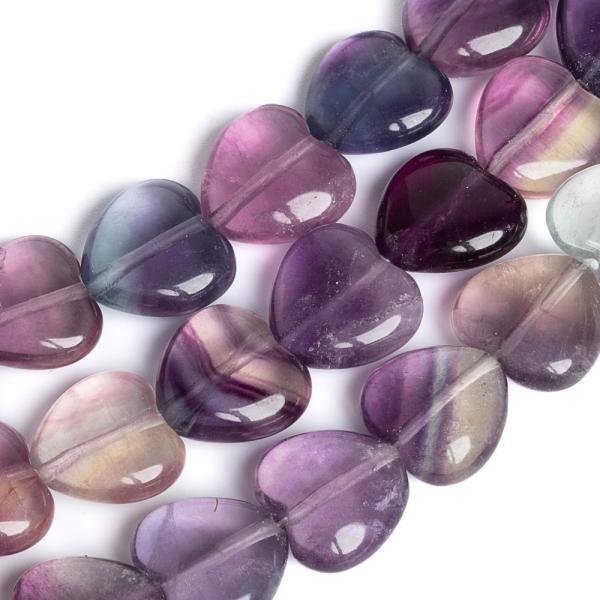 Fluorit kor�lky 12mm srdie�ka pol�n�ra