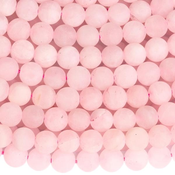 Ru�en�n kor�lky 6mm matn� s jemn�mi inkl�ziami �n�ra