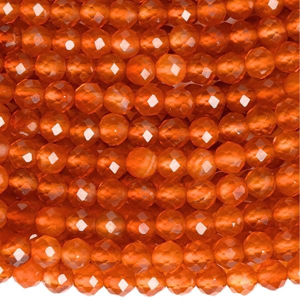 Karneol kor�lky 3mm br�sen� �n�ra