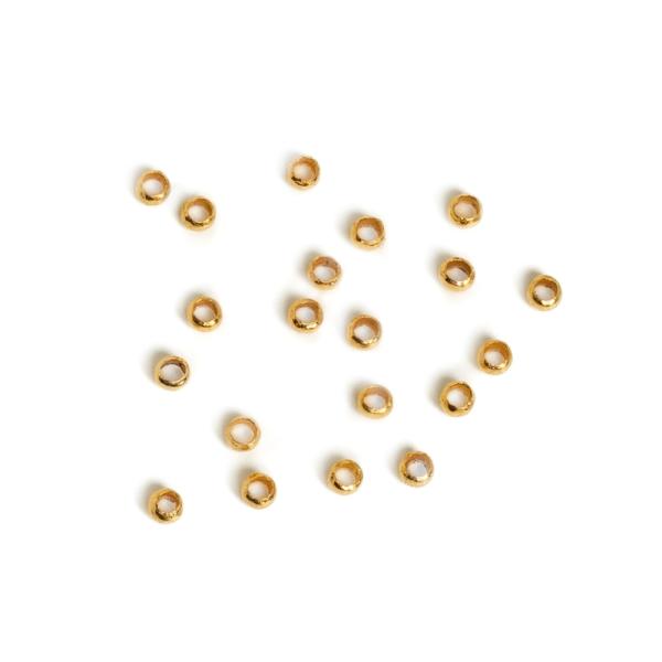 Rokajl mini zatl��ac� 1,5x1mm zlat� 20 ks