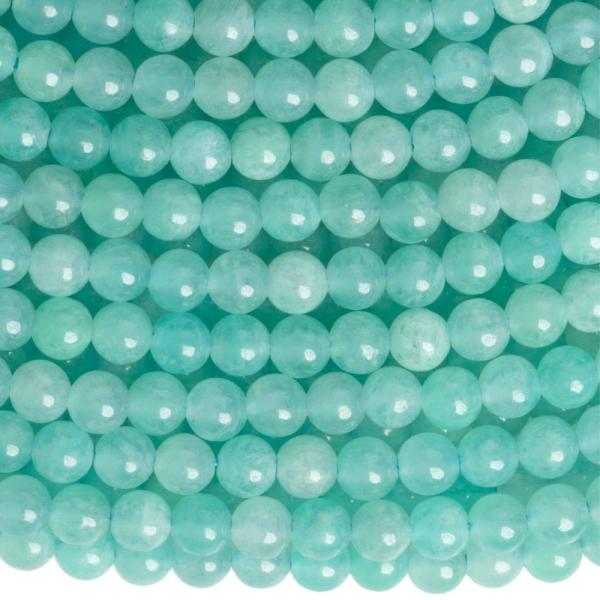 Amazonit tyrkysov� kor�lky 3mm �n�ra