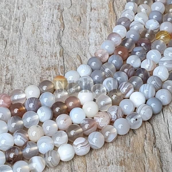Acht Botswana korlky 4mm nra