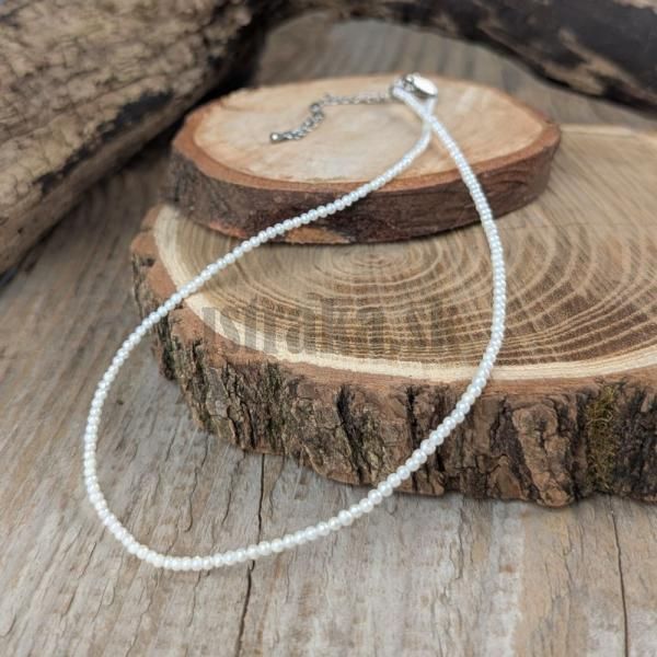 Nhrdelnk z rienych perl 2,5mm