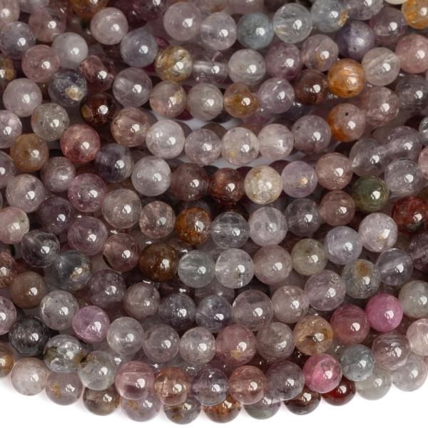 Spinel mix farieb korlky 4mm polnra