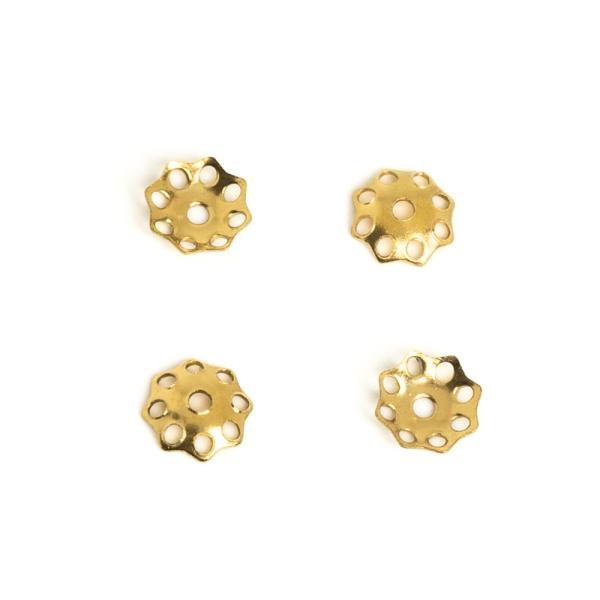 Kapl�k 5mm nerez zlat� 4 ks (ion plating)