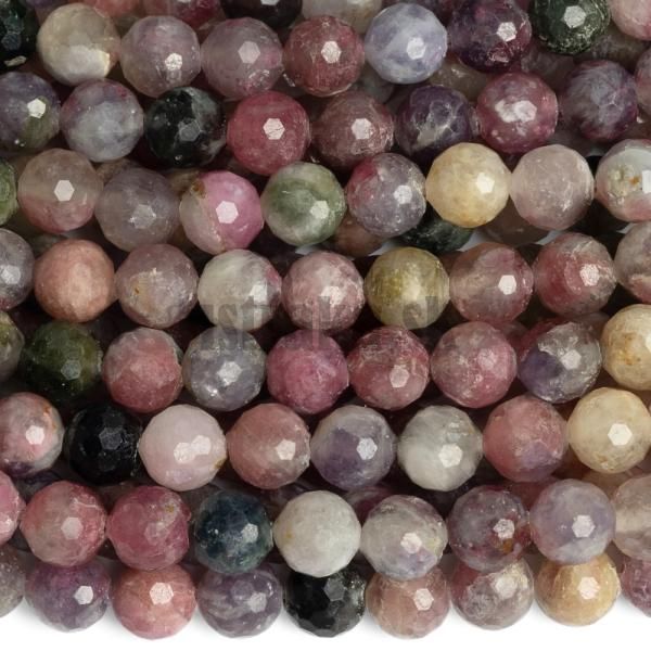 Turmaln mix farieb korlky 6mm brsen polnra