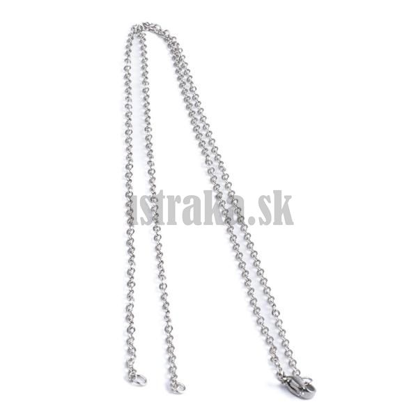 Retiazka 70cm nerez starostrieborn