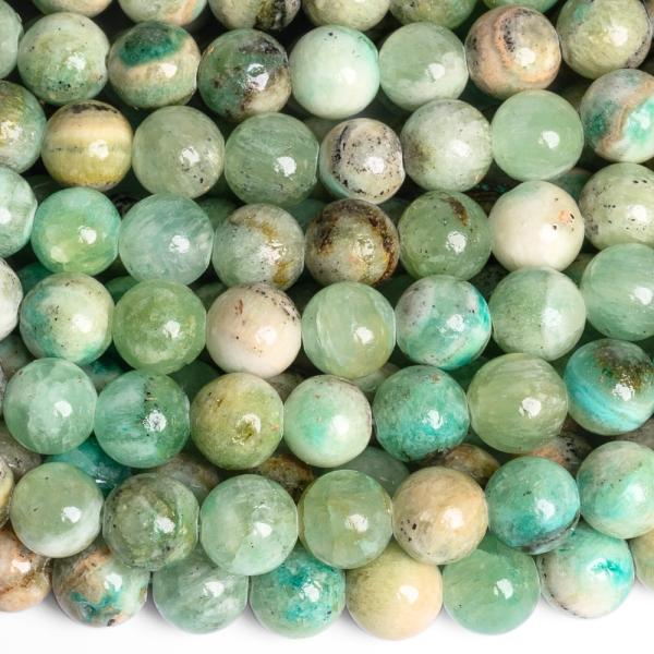 Jadeit zelen� mix kor�lky 8mm �n�ra