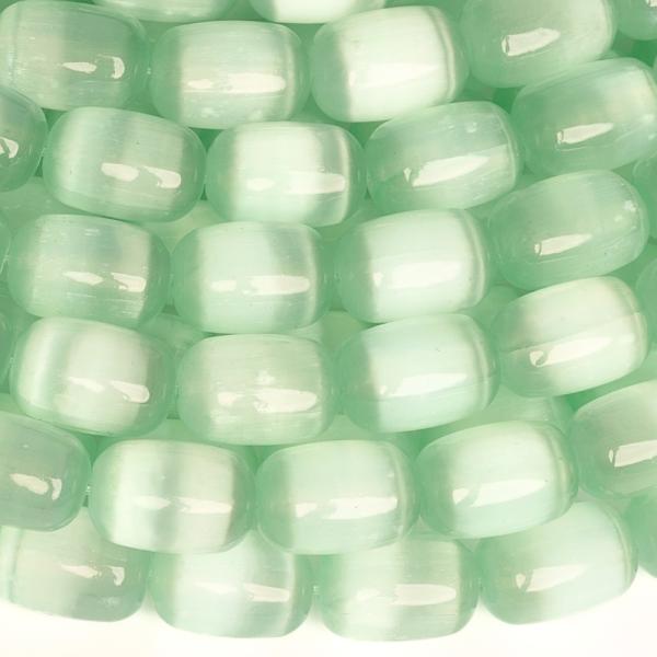 Selenit kor�lky 8x12mm s�dky svetlozelen� pol�n�ra