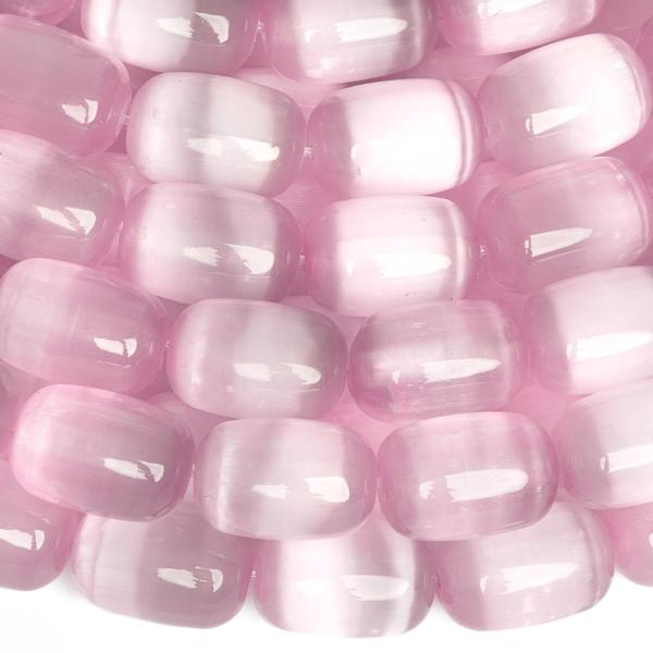 Selenit kor�lky 8x12mm s�dky lavender  pol�n�ra