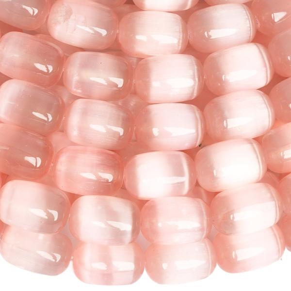 Selenit kor�lky 8x12mm s�dky svetloru�ov�  pol�n�ra