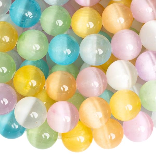 Selenit kor�lky 10mm mix farieb pol�n�ra