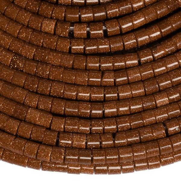 Pieskovec zlat� kor�lky 2x3mm rondelky pol�n�ra