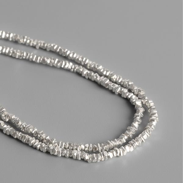 Minikor�lky 1,5x1,5mm Ag925 strieborn� 30 ks